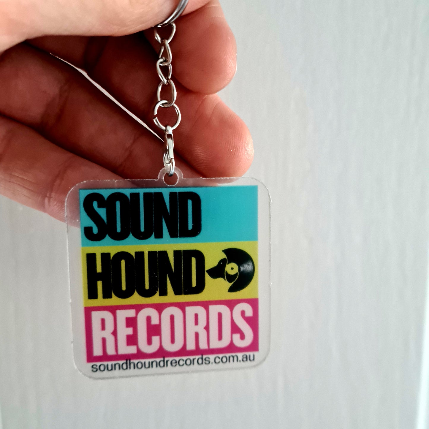 Sound Hound Records - Acrylic Keyring / Keychain - Free Shipping!