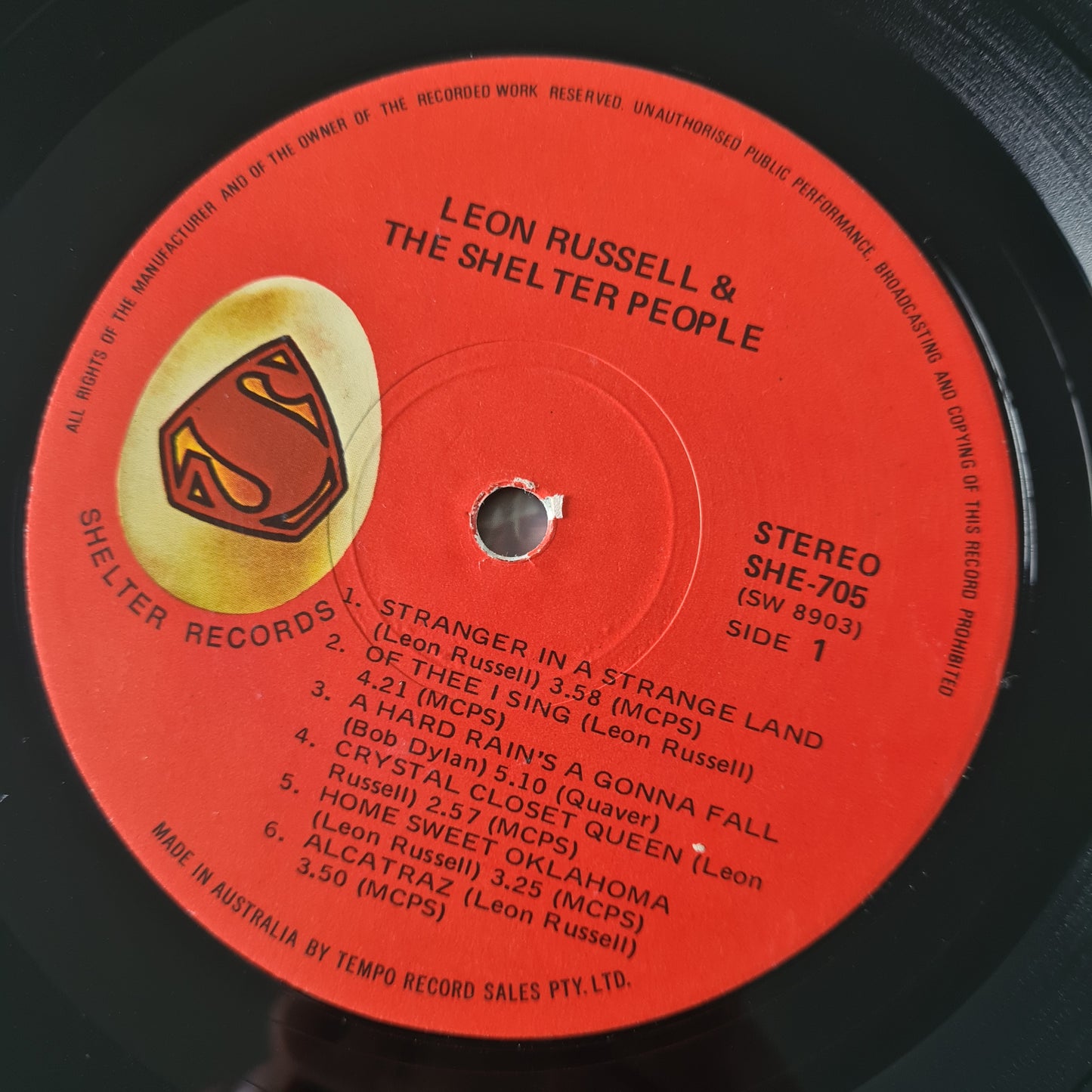 Leon Russell – Leon Russell And The Shelter People - 1971 - Vinyl Record LP