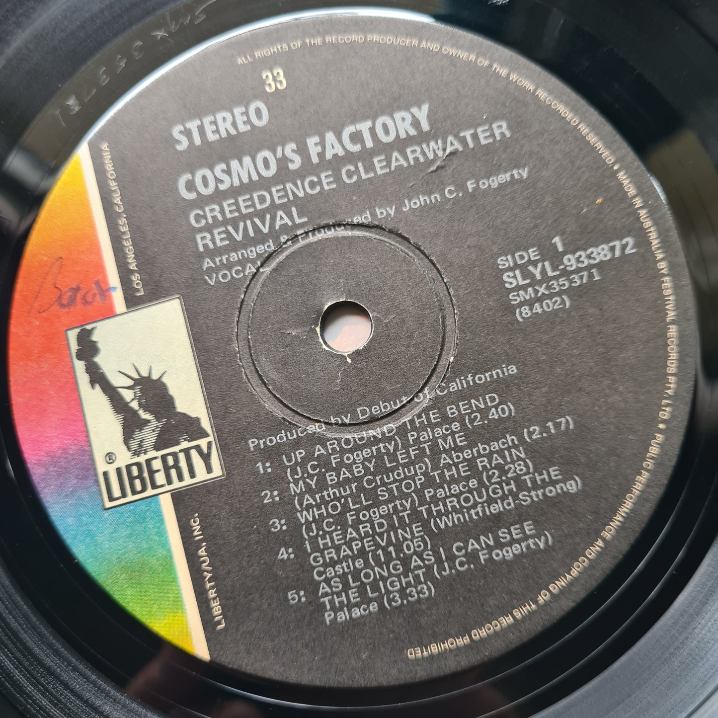 Creedence Clearwater Revival – Cosmo's Factory - 1970 (Australian Pressing) - Vinyl Record LP