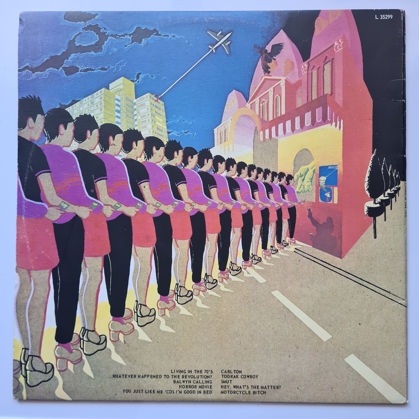 Skyhooks – Living In The 70's - 1974 (2nd Australian Pressing) - Vinyl Record LP (excellent)