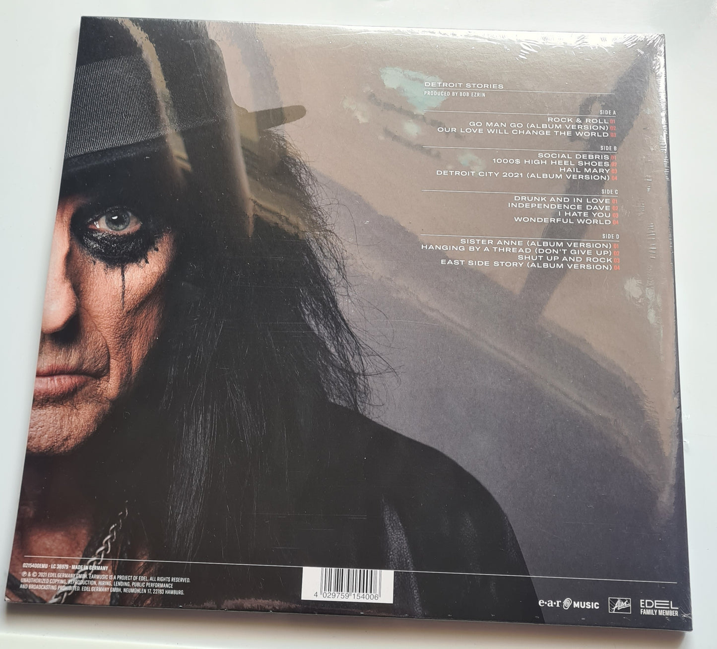 Alice Cooper – Detroit Stories - 2021 (UK, Europe & USA Pressing) - Vinyl Record 2LP (Brand New Sealed)
