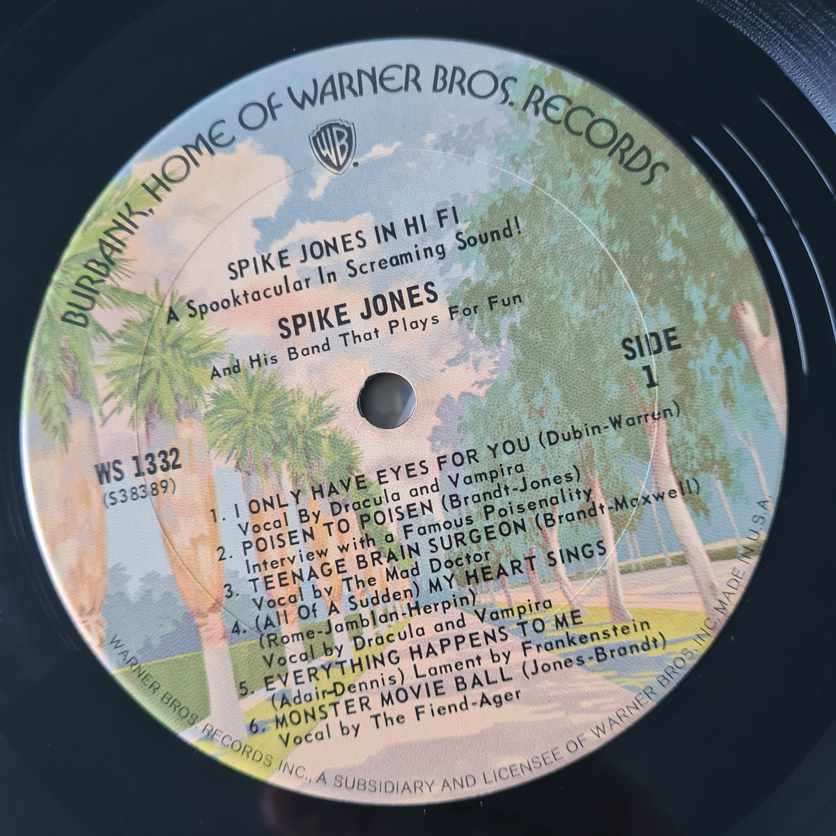 Spike Jones And The Band That Plays For Fun – Spike Jones in Hi-Fi and A Spooktacular in Screaming Sound - 1959 (70's USA Pressing) - Vinyl Record LP