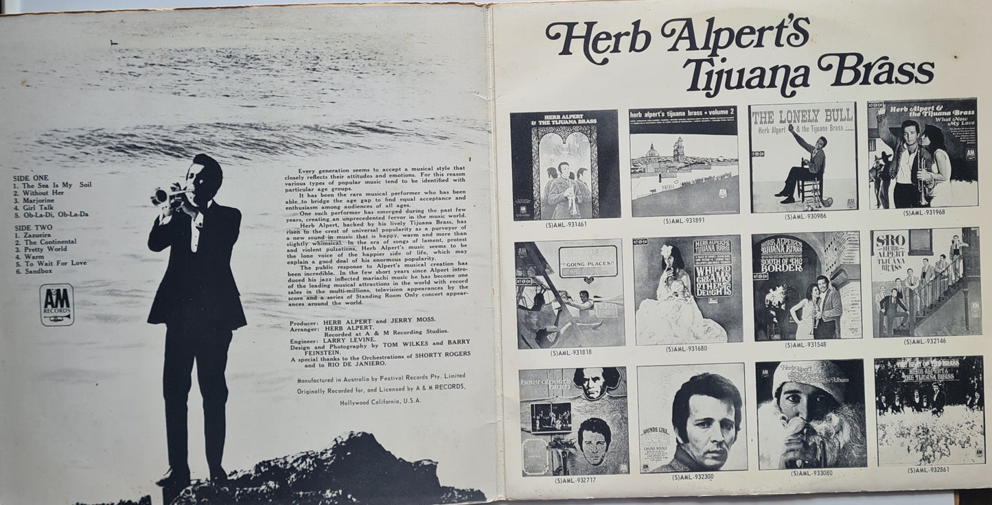 Herb Alpert & The Tijuana Brass – Warm - 1969 - Vinyl Record LP