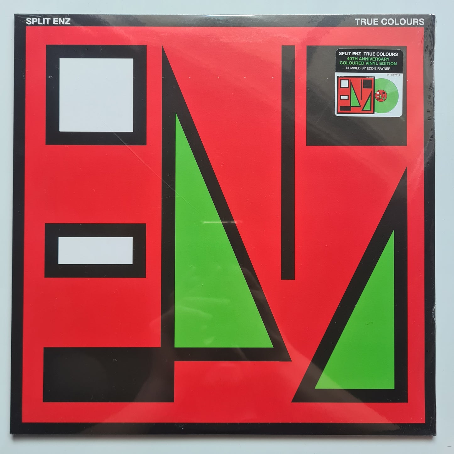 Split Enz – True Colours - 1980 (2020 40th Anniversary Remix Edition, Green Vinyl In Red/Green Sleeve) - Vinyl Record LP (Brand New Sealed)