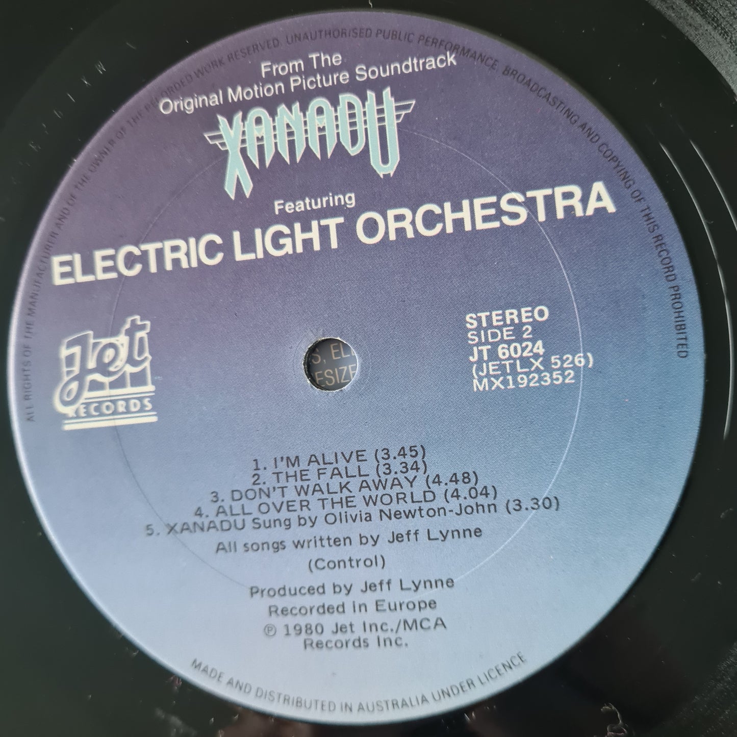 ELO & Olivia Newton John – Xanadu - 1980 (Gatefold) - Vinyl Record LP