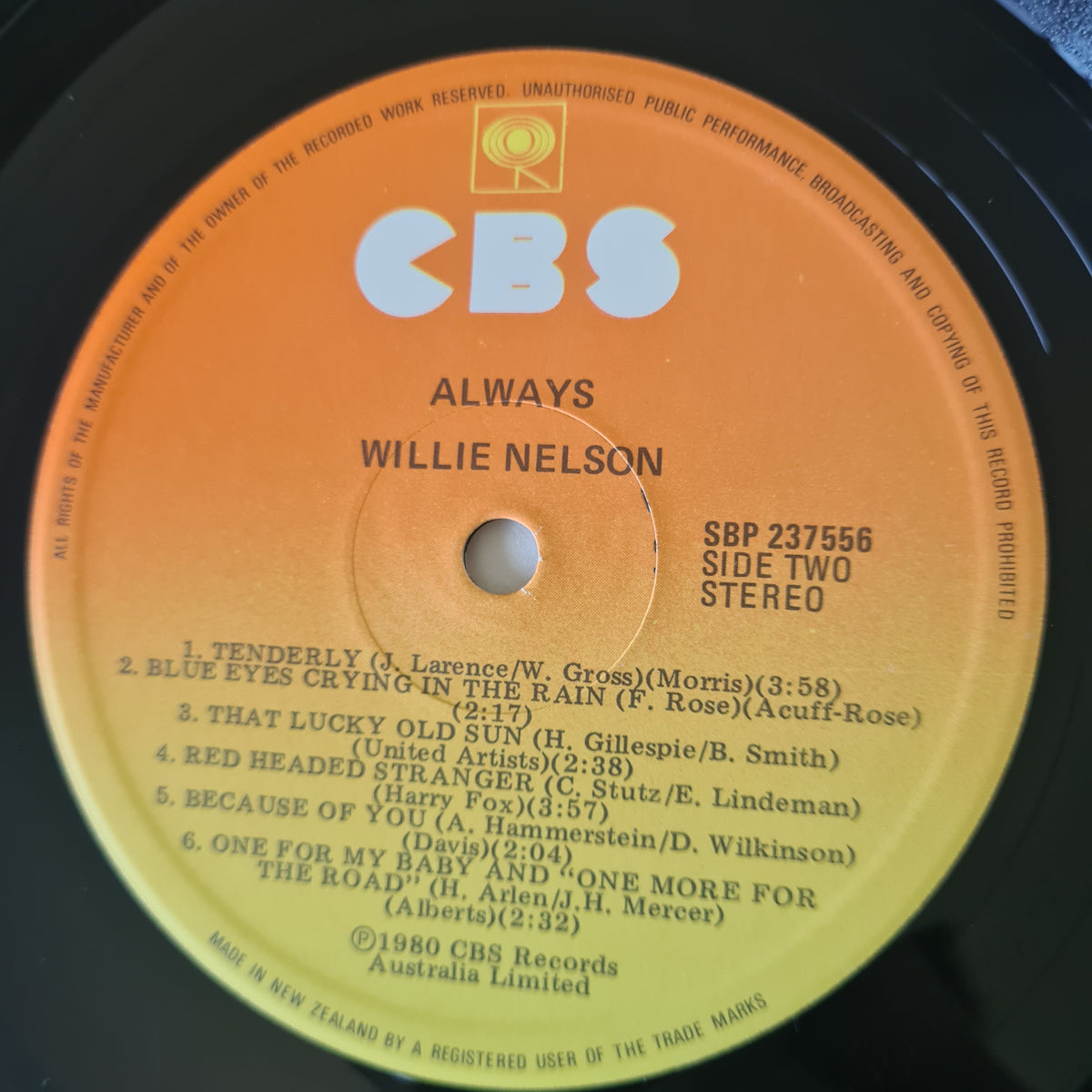 Willie Nelson – Always - 1980 (Rare New Zealand Gatefold Pressing) - Vinyl Record LP