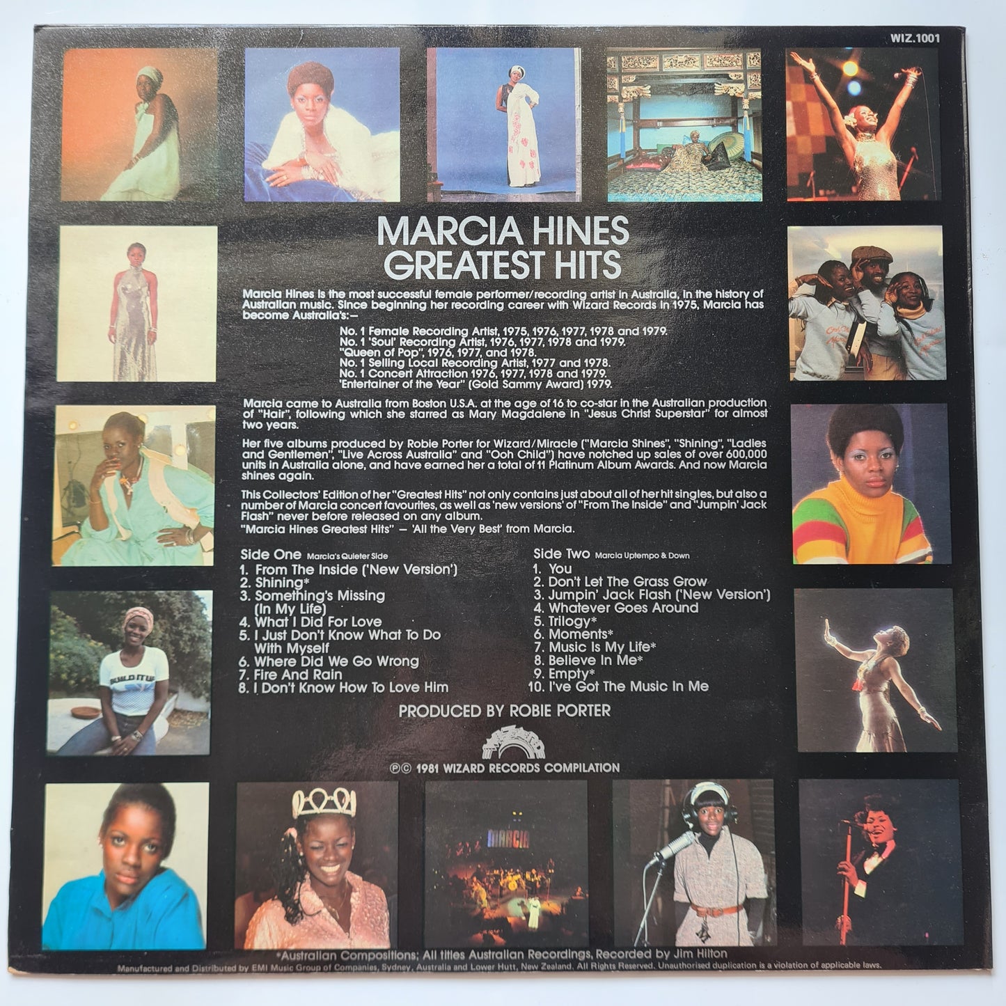 Marcia Hines – Greatest Hits - 1982 - Vinyl Record LP