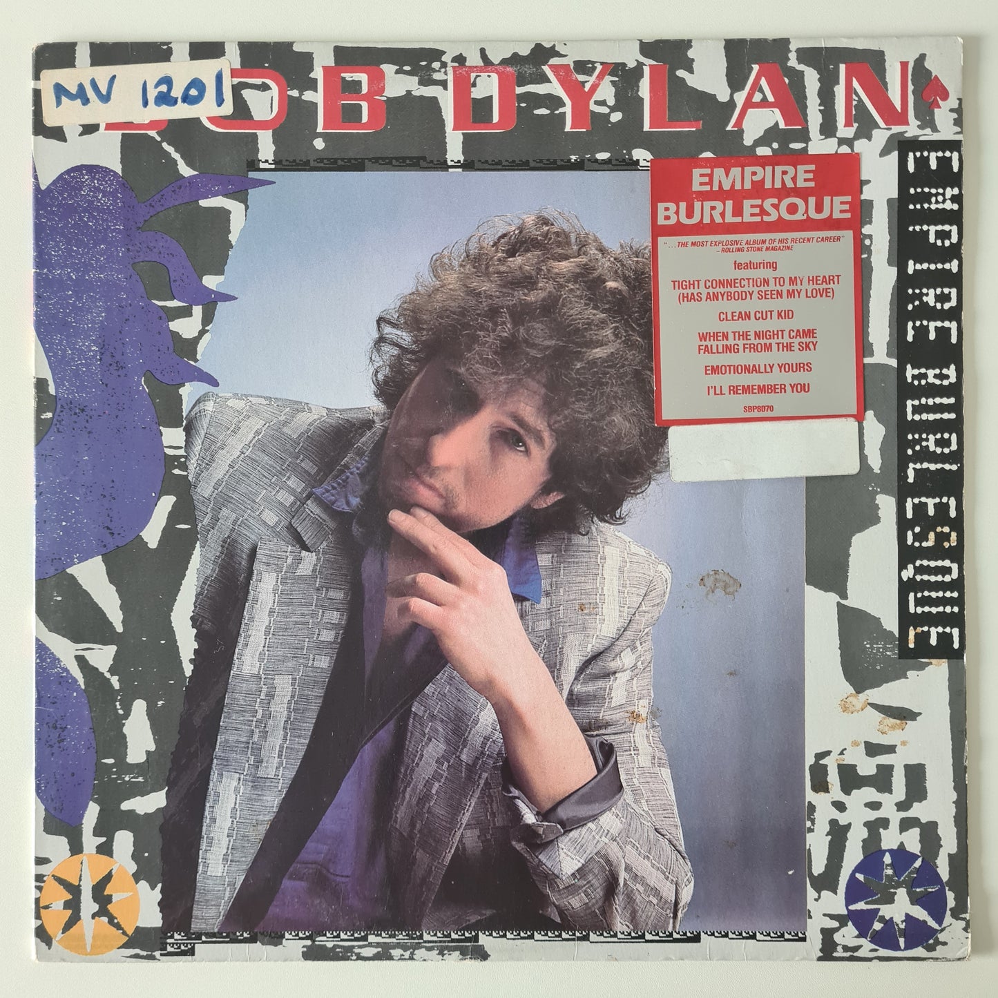 Bob Dylan – Empire Burlesque - 1985 - Vinyl Record LP