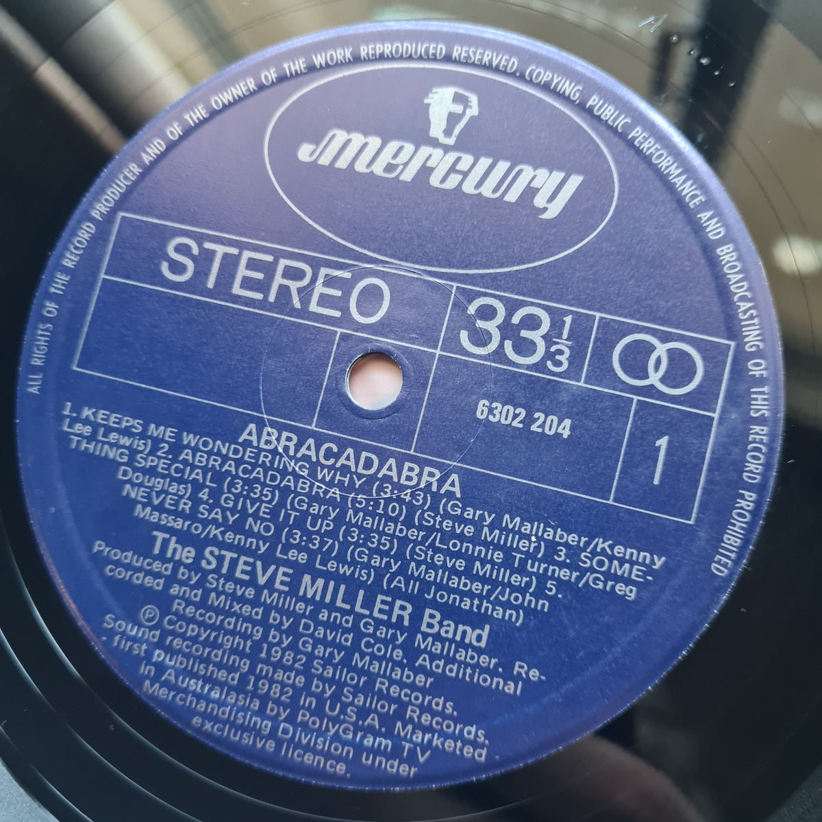 Steve Miller Band – Abracadabra - 1982 - Vinyl Record LP