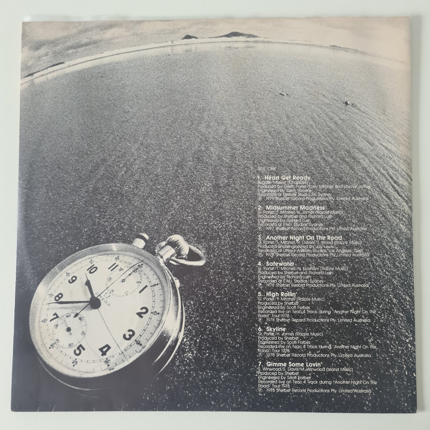 Sherbet – Track Record - 1979- Vinyl Record LP