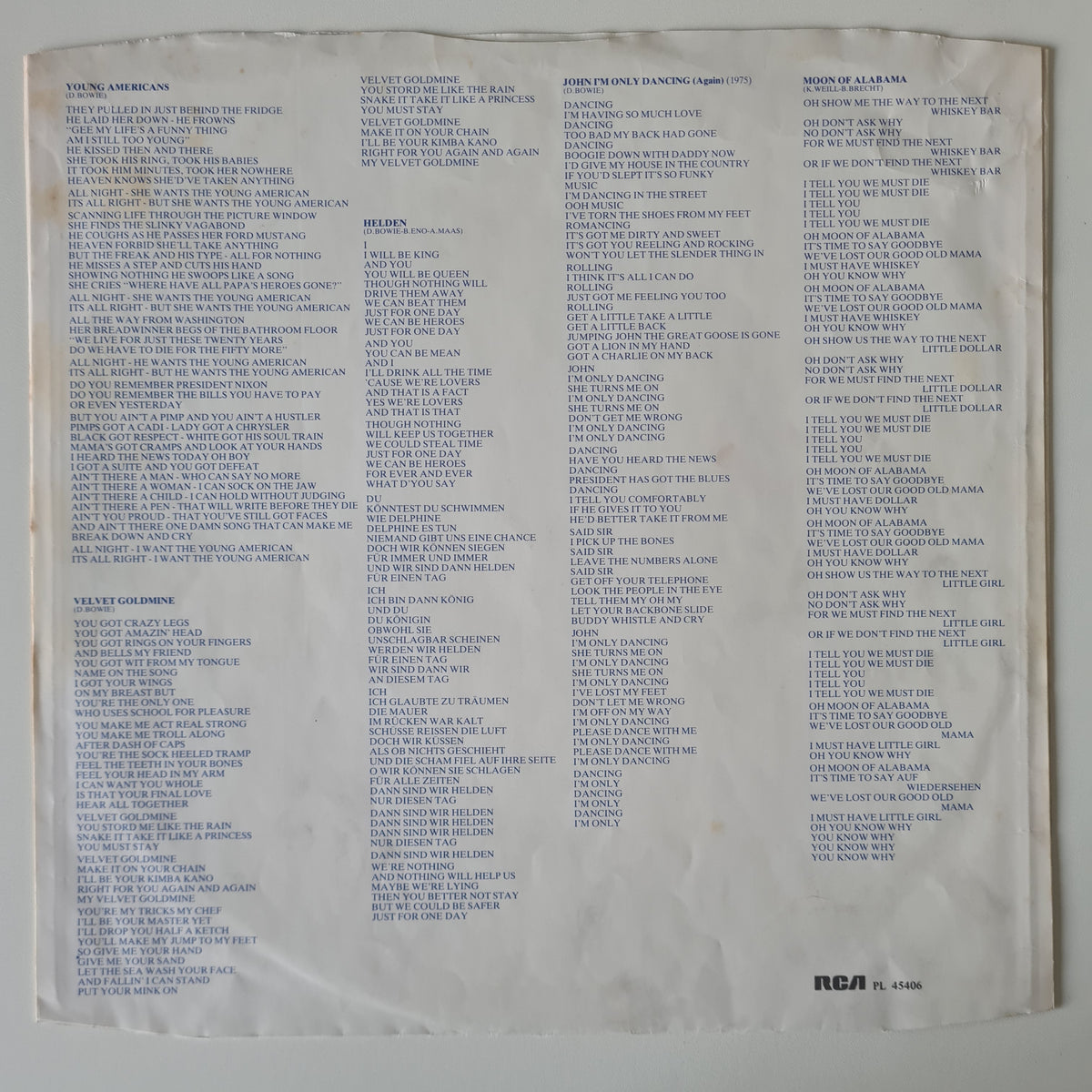 David Bowie – Rare - 1982 (UK Pressing) - Vinyl Record LP