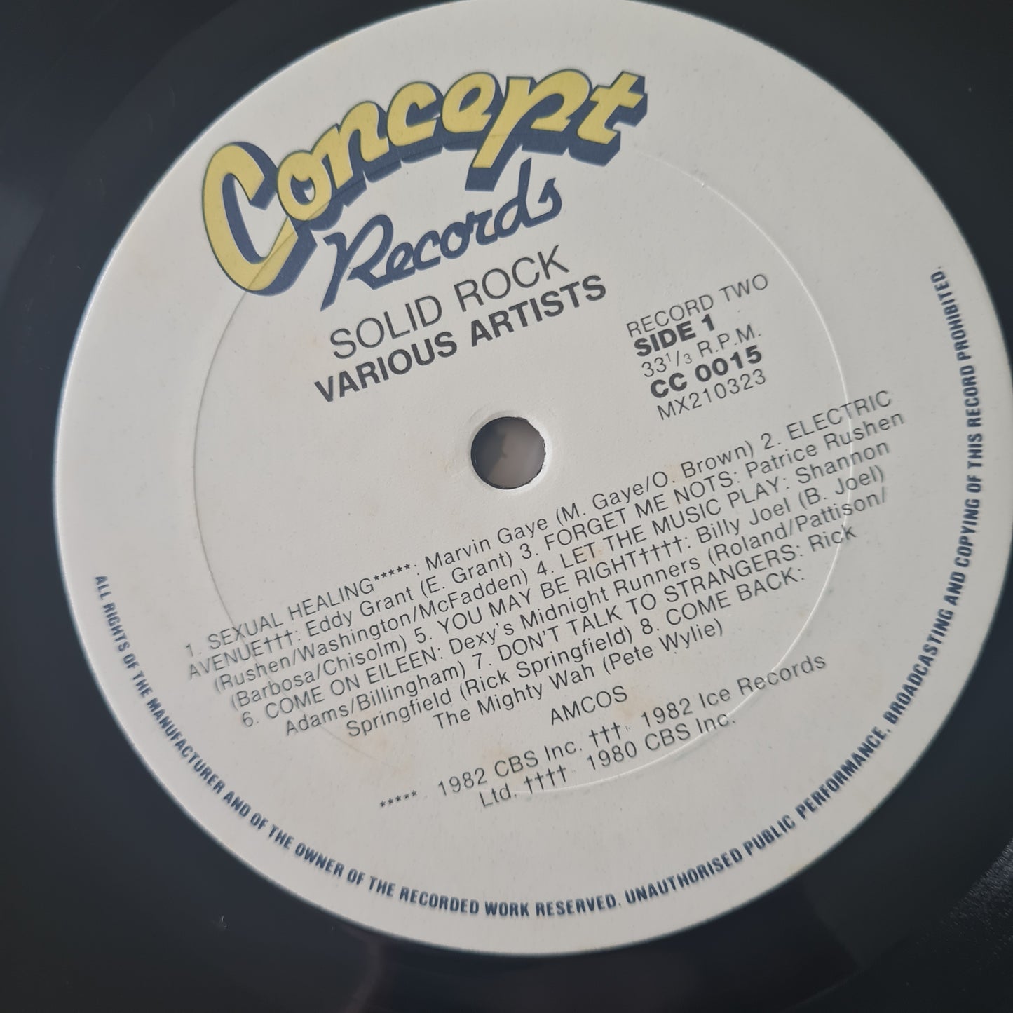 Various Artists – Solid R.O.C.K. - 1985 (Australian Only Pressing) - Vinyl Record 2LP (near mint)