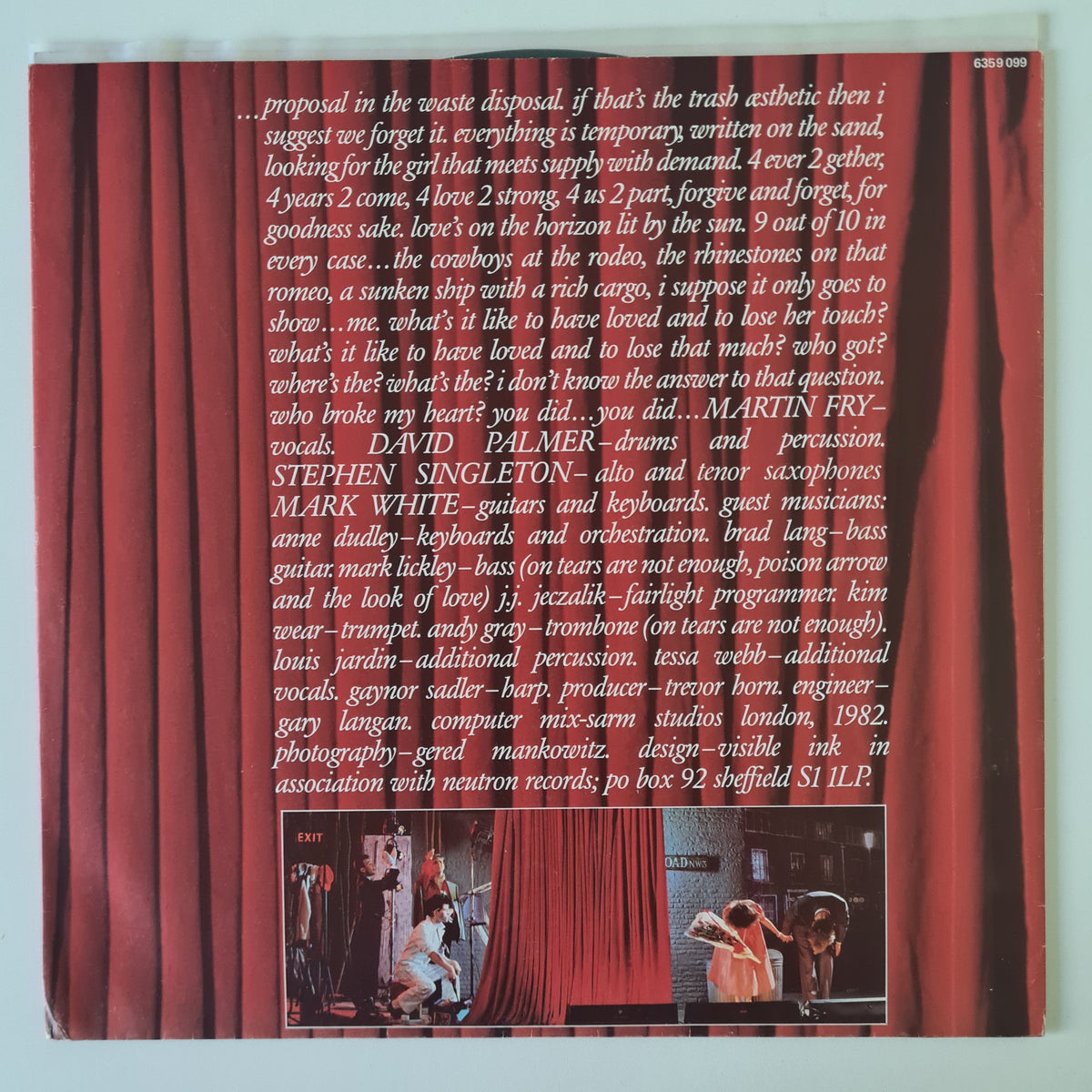 ABC – The Lexicon Of Love (Debut Album) - 1982 - Vinyl Record LP