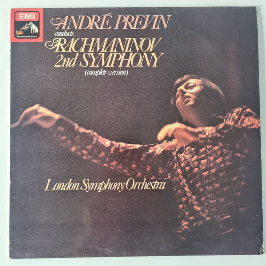 André Previn Conducts London Symphony Orchestra / Rachmaninov – 2nd Symphony (Complete Version) - 1973 (UK Pressing) - Vinyl Record LP
