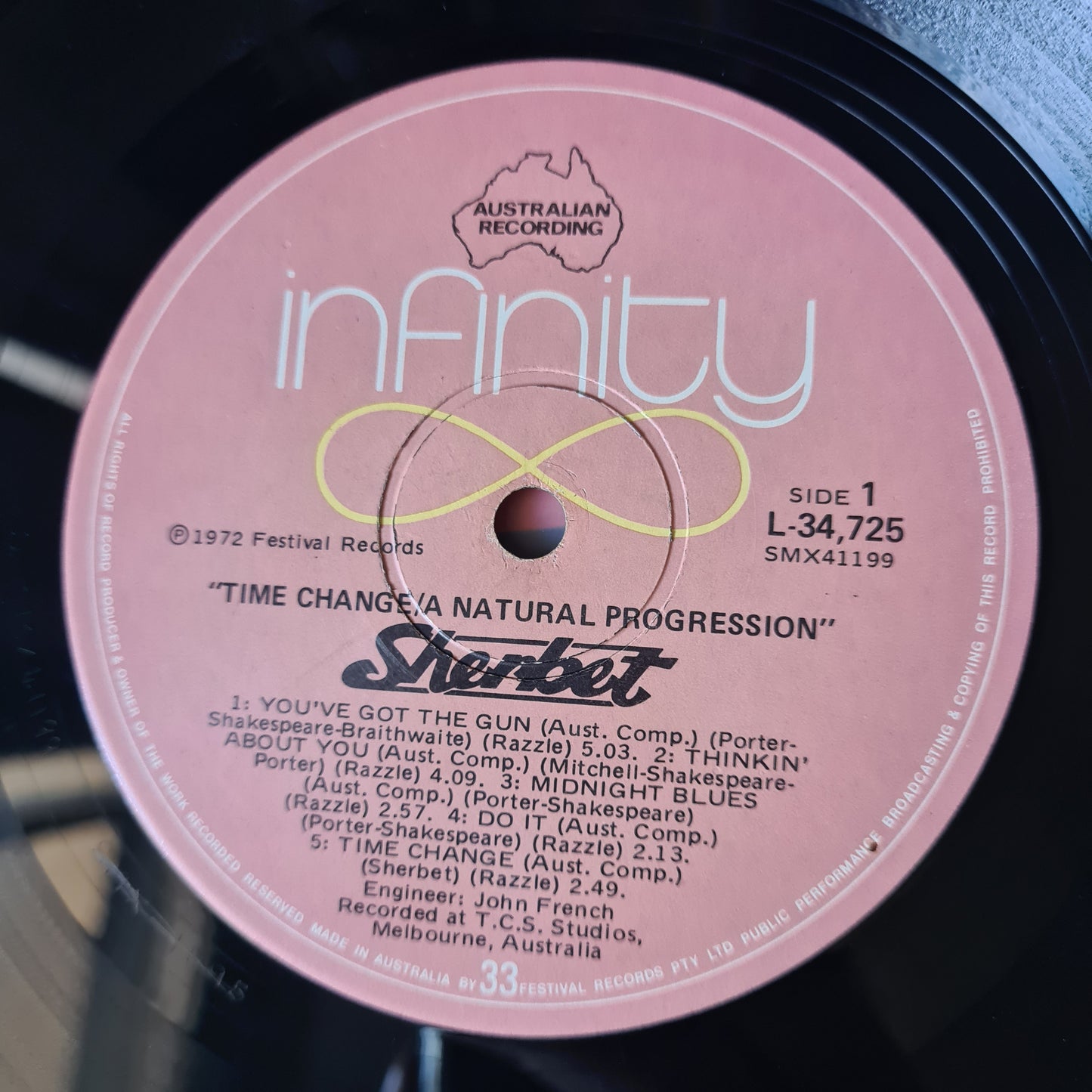 Sherbet – Time Change A Natural Progression- 1972 (Gatefold) - Vinyl Record LP