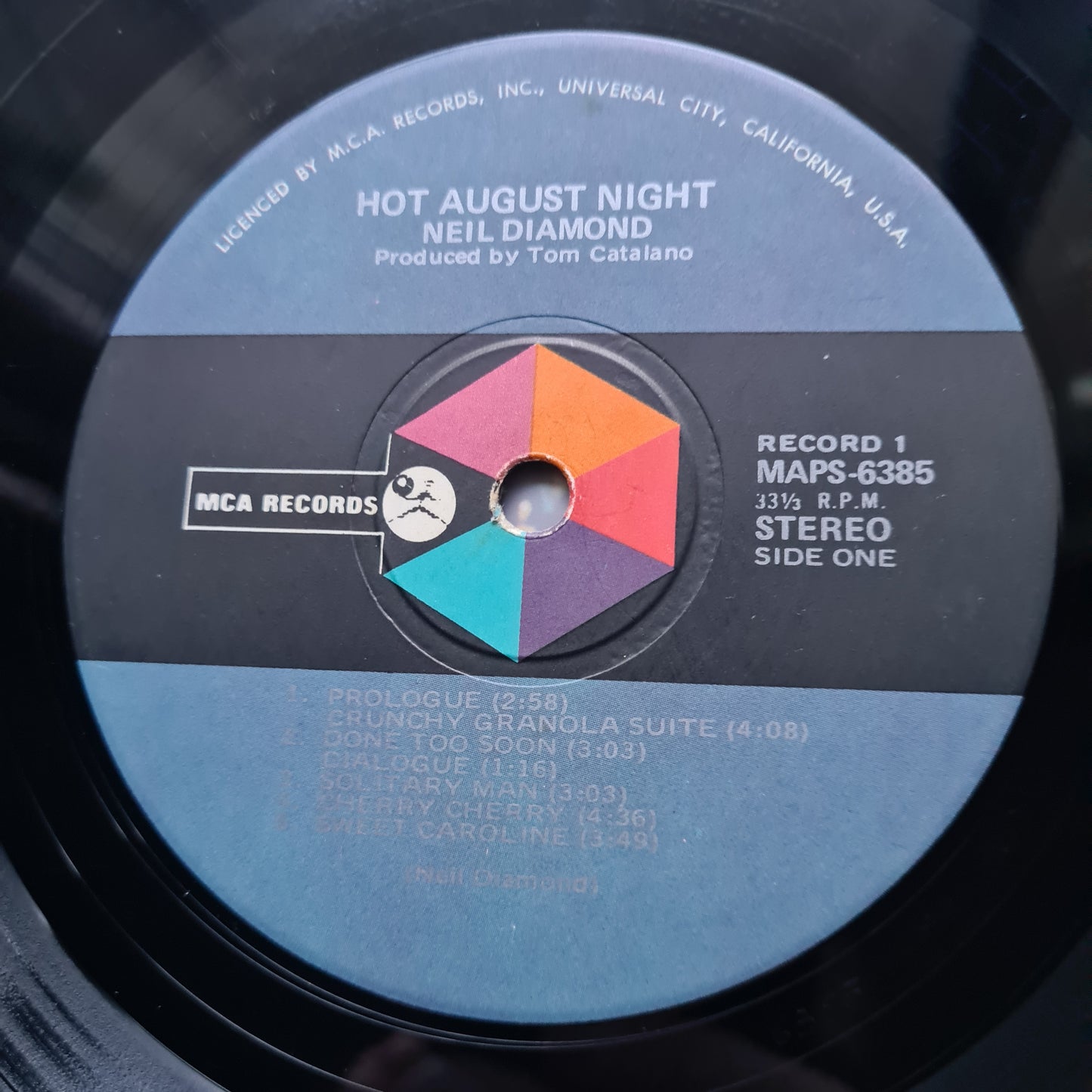 Neil Diamond – Hot August Night (1st Australian Pressing) - 1972 - Vinyl Record 2LP