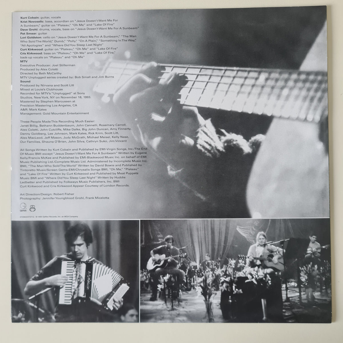 Nirvana – MTV Unplugged In New York - 1994 (2017 European Pressing) - Vinyl Record LP