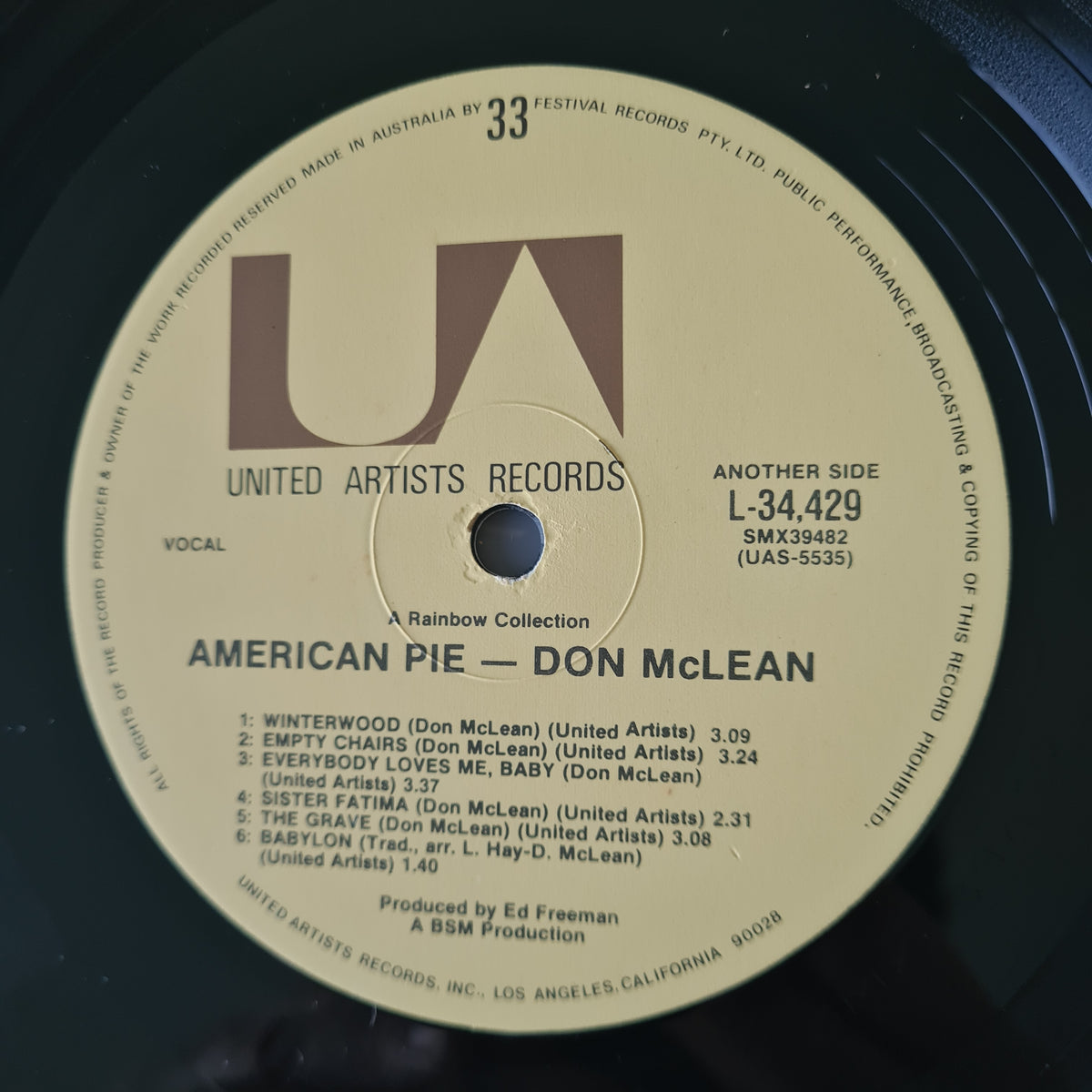 Don McLean – American Pie - 1971 (Second Australian Pressing)- Vinyl Records LP