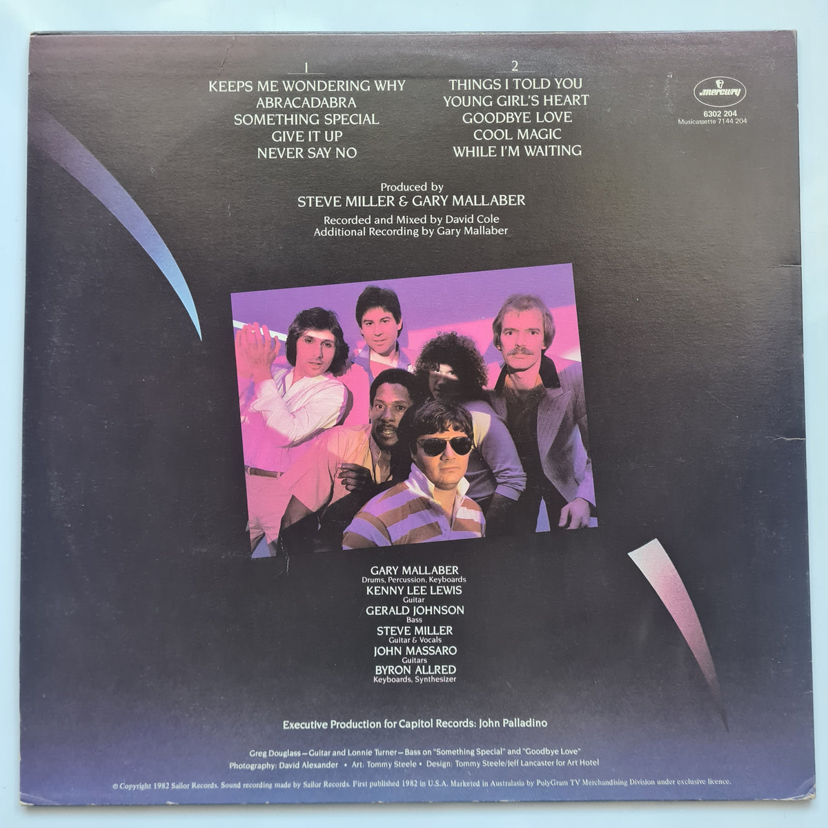 Steve Miller Band – Abracadabra - 1982 - Vinyl Record LP