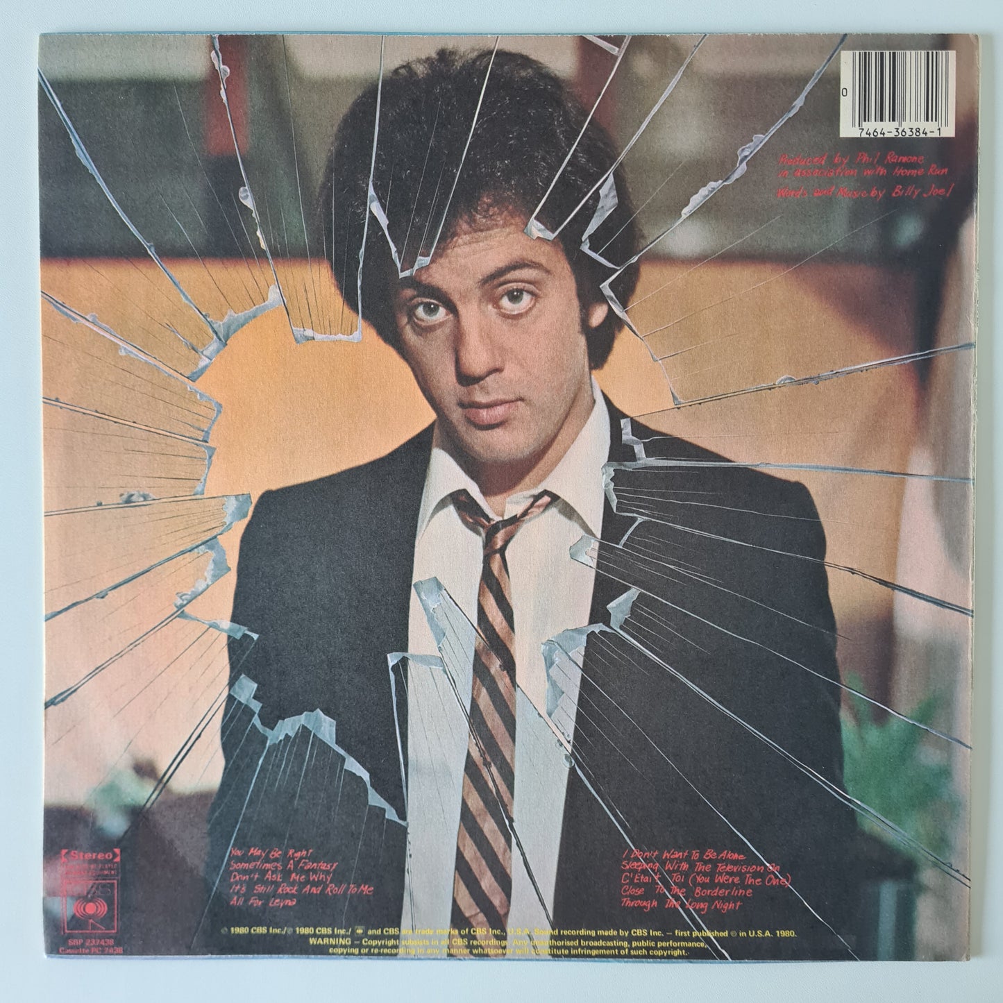 Billy Joel – Glass Houses - 1980 - Vinyl Record LP