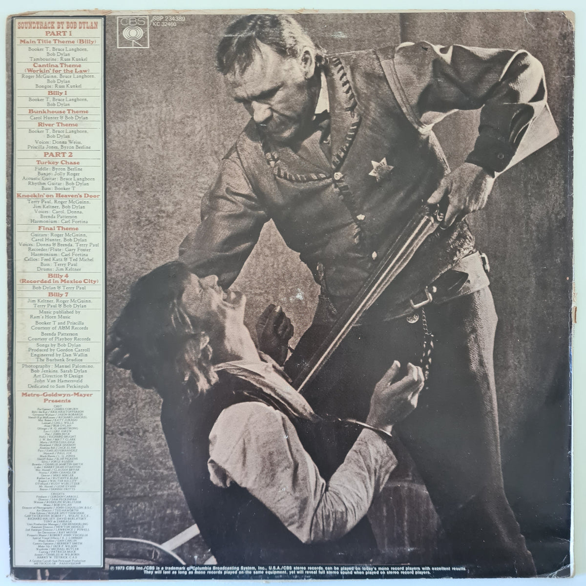 Bob Dylan – Pat Garrett & Billy The Kid: Original Soundtrack Recording - 1973 (Late 70's Australian Reissue) - Vinyl Record LP