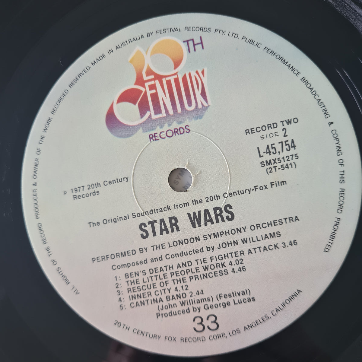 John Williams & The London Symphony Orchestra – Star Wars - 1977 (First Australian Pressing) - Vinyl Record 2LP