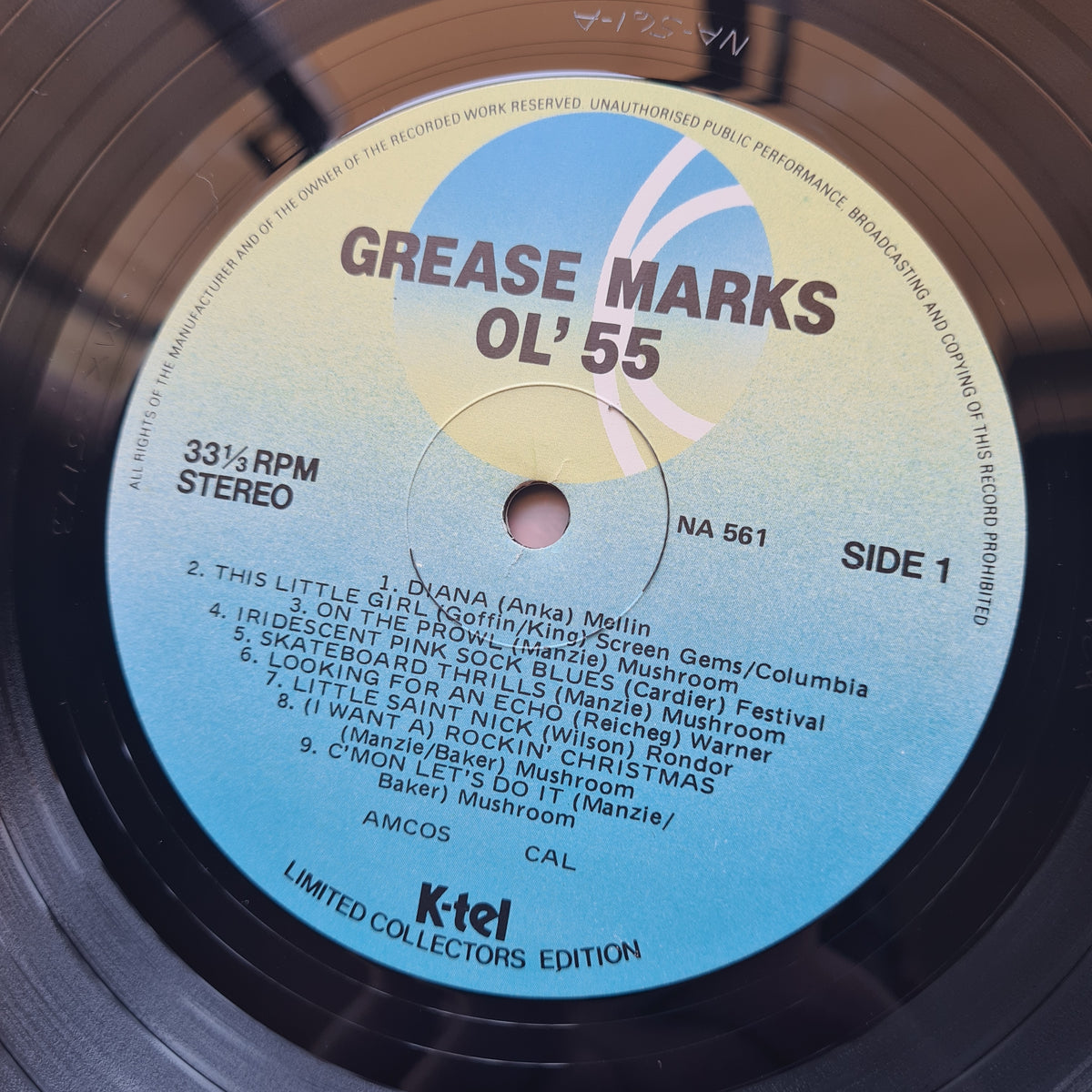 Ol'55 – Greasemarks: Greatest Hits 76-79 - 1980 - Vinyl Record LP