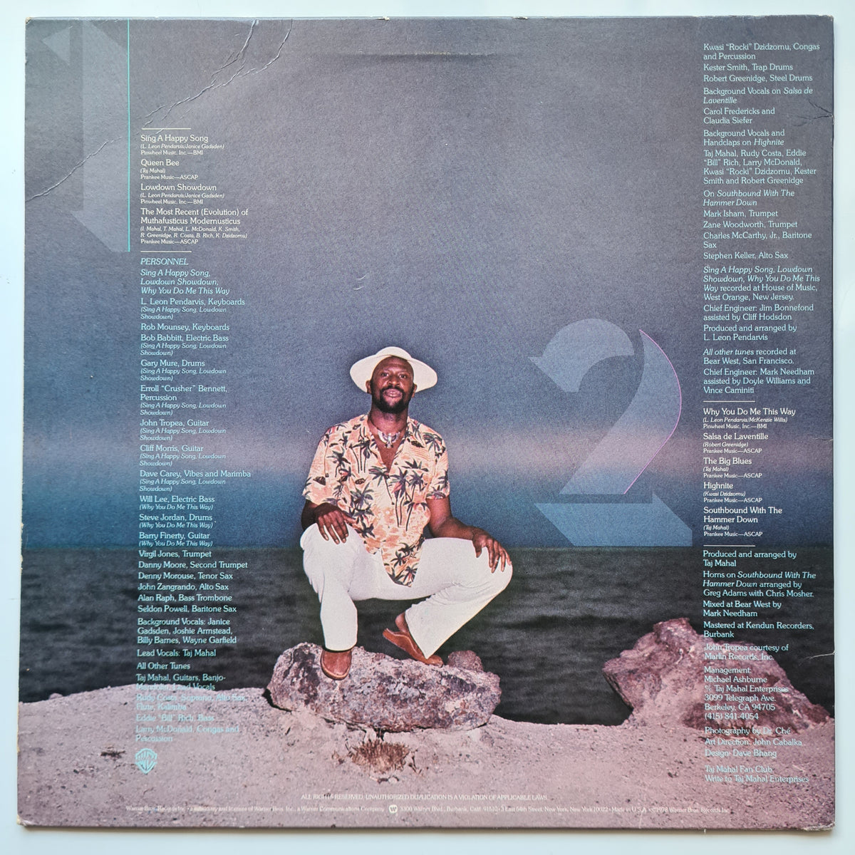 Taj Mahal – Evolution (The Most Recent) - 1978 (USA Pressing) - Vinyl Record LP