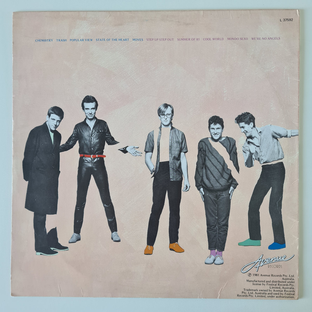 Mondo Rock – Chemistry - 1981 - Vinyl Record LP