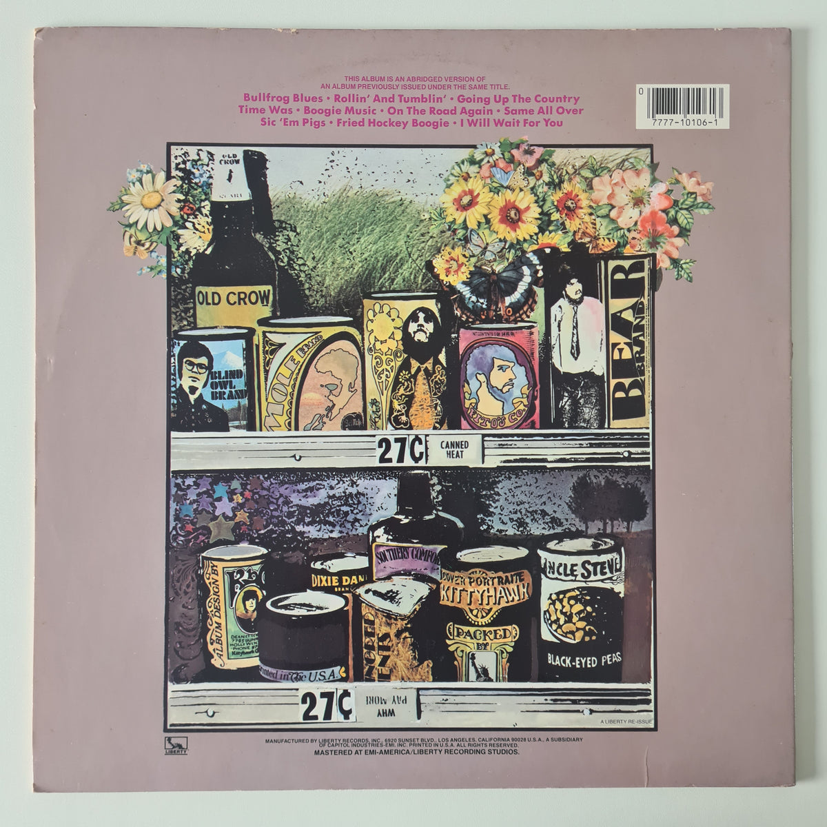 Canned Heat – The Canned Heat Cook Book (The Best Of Canned Heat) - 1969 (80's US Reissue) - Vinyl Record LP