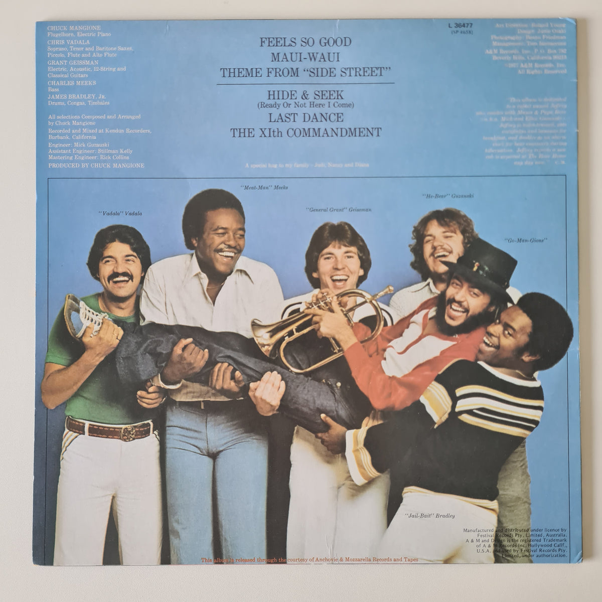 Chuck Mangione – Feels So Good - 1977 - Vinyl Record LP (near mint)