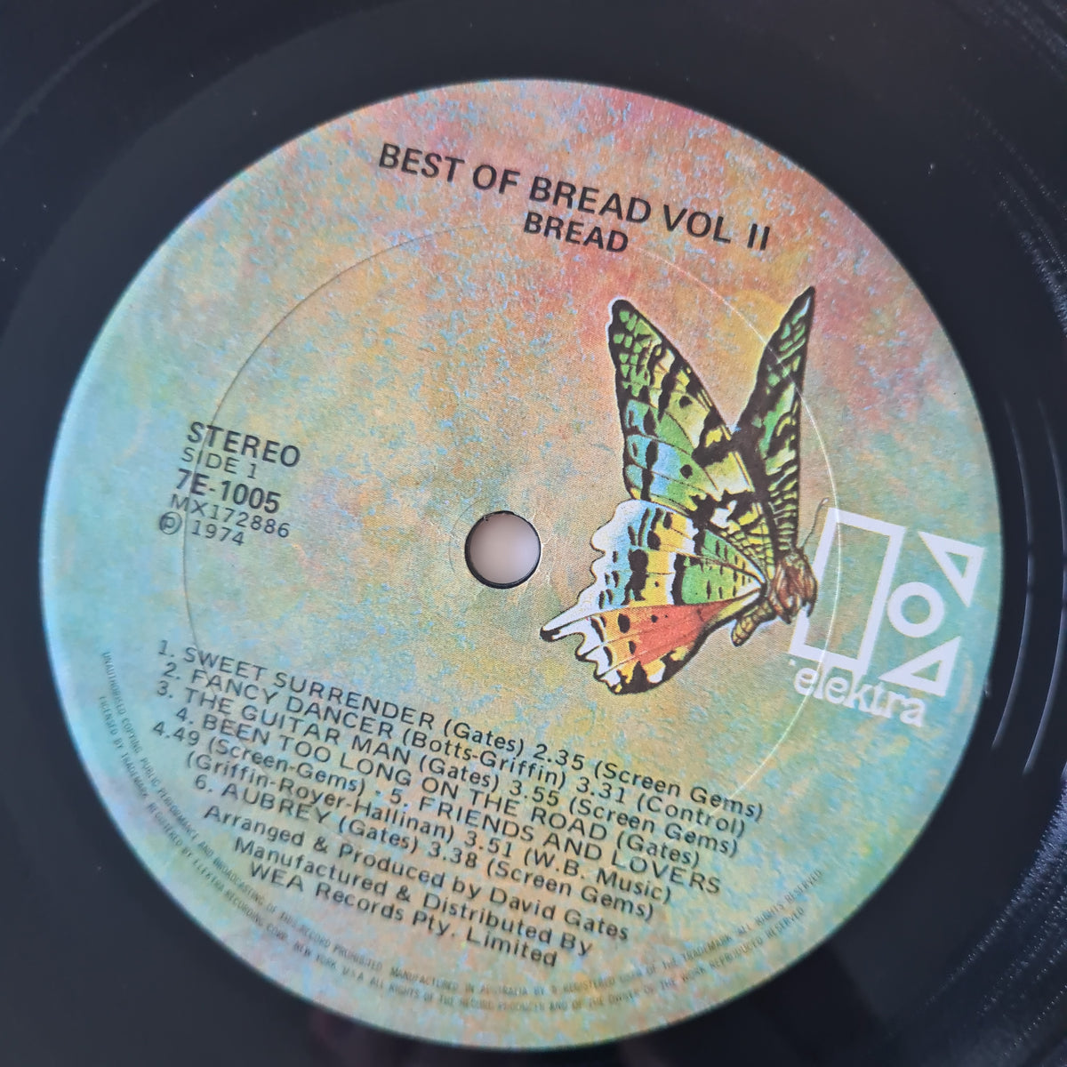 Bread – The Best Of Bread Volume One & Two - 1973/1974 - Vinyl Record 2LP