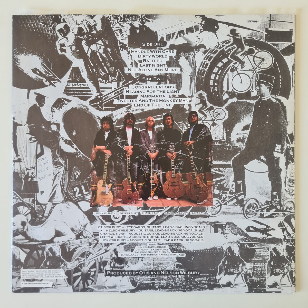 Traveling Wilburys – Volume 1 - 1988 (George Harrison, Tom Petty, Roy Orbison, Bob Dylan, Jeff Lynne) - Vinyl Record LP