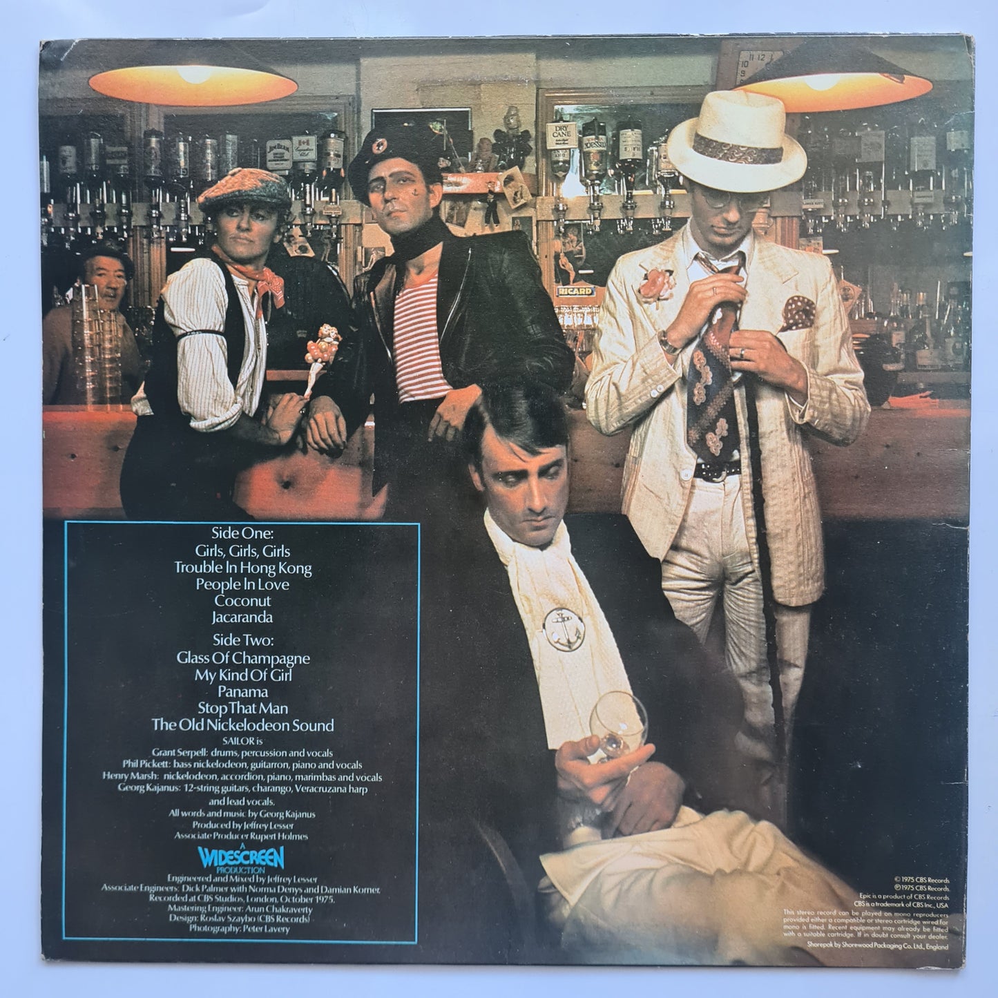 Sailor – Trouble - 1975 (UK Pressing) - Vinyl Record LP