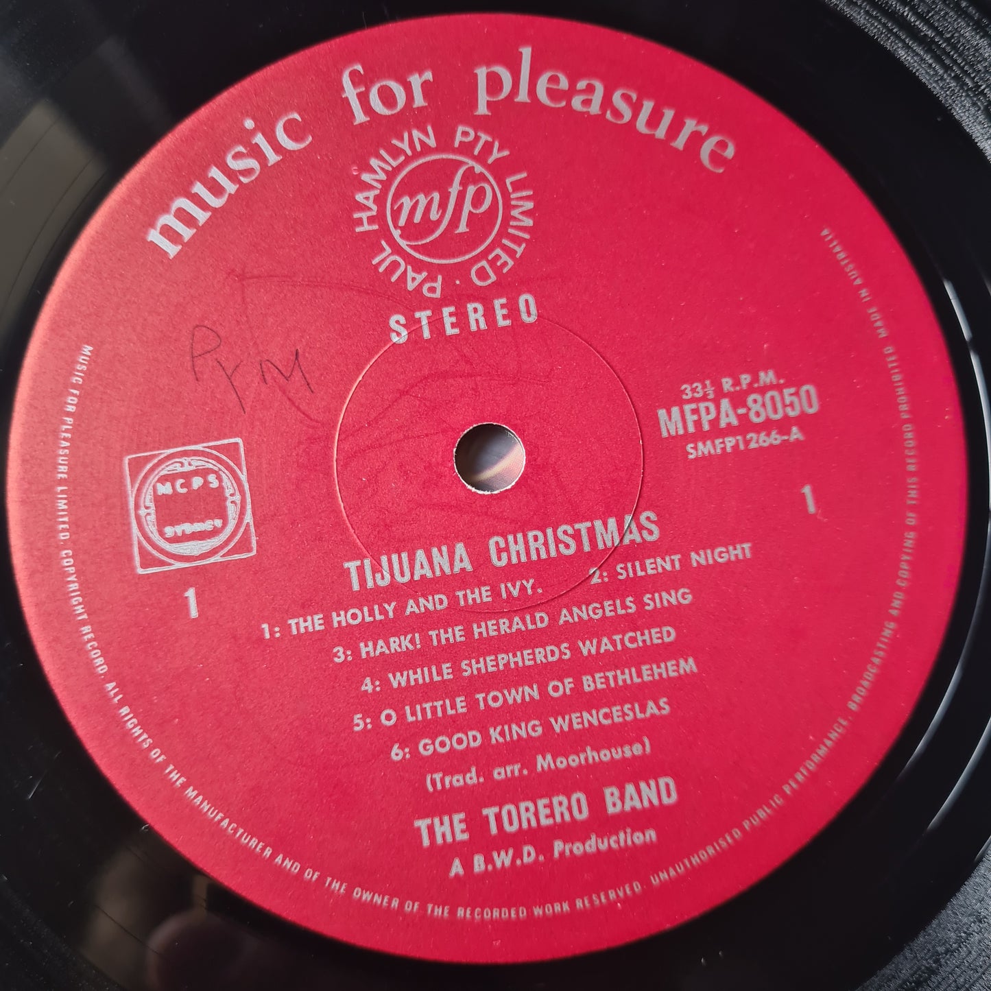 The Torero Band – Tijuana Christmas - 1968 (70's reissue) - Vinyl Record LP