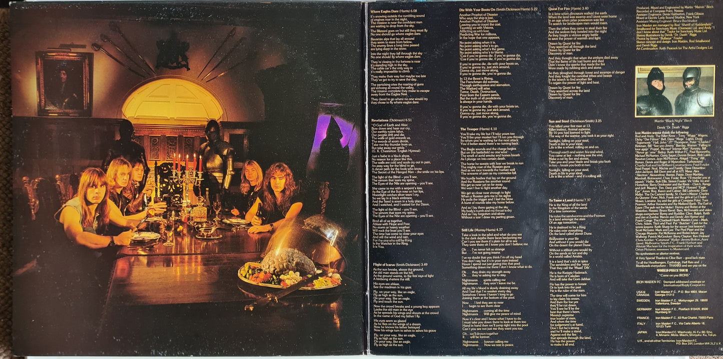 Iron Maiden – Piece Of Mind - 1983 (Gatefold) - Vinyl Record LP (Excellent)