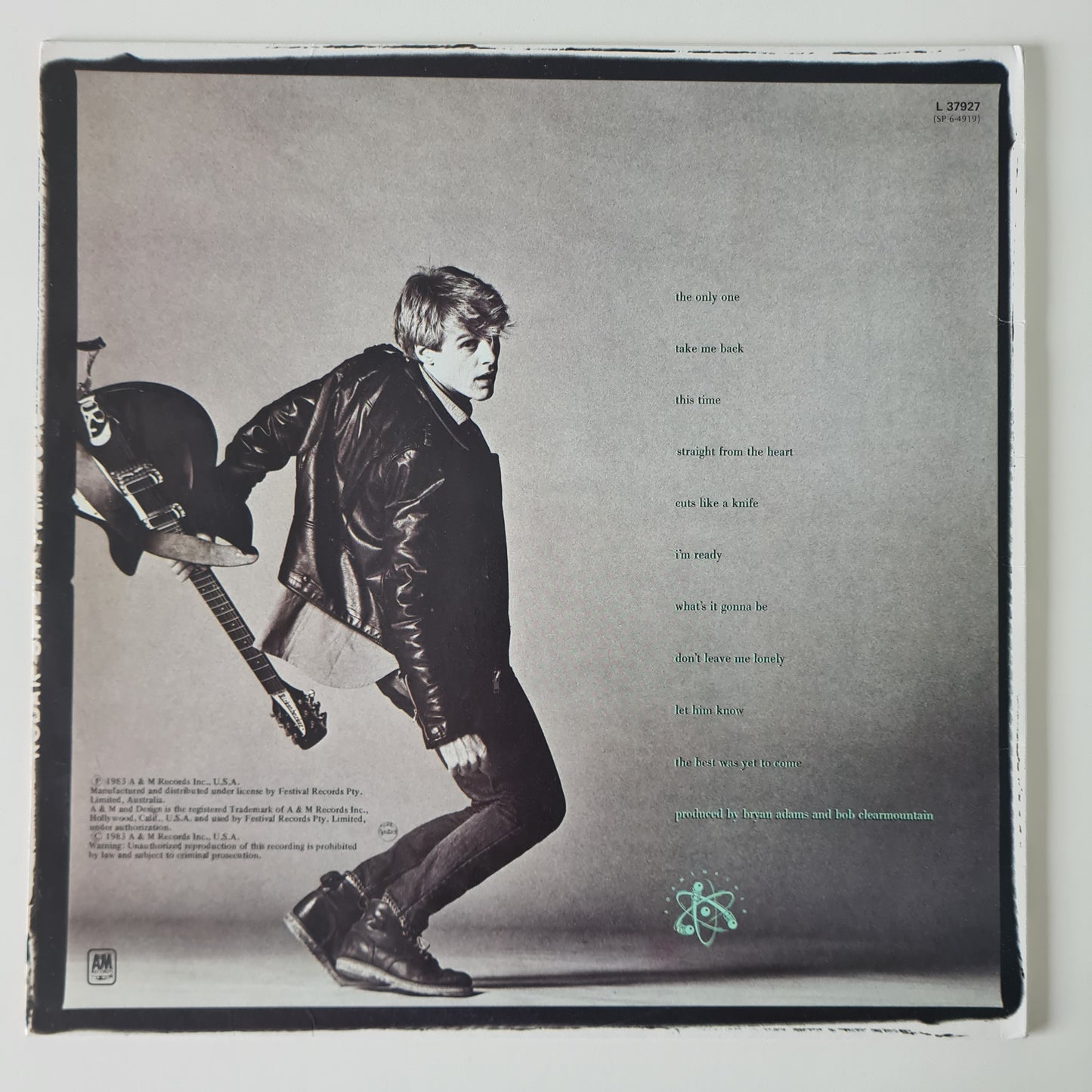Bryan Adams – Cuts Like A Knife - 1983 - Vinyl Record LP