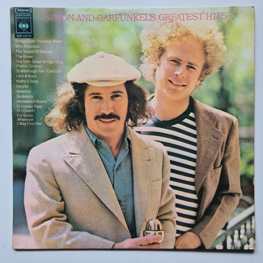 Simon And Garfunkel – Simon And Garfunkel's Greatest Hits - 1972 - Vinyl Record LP