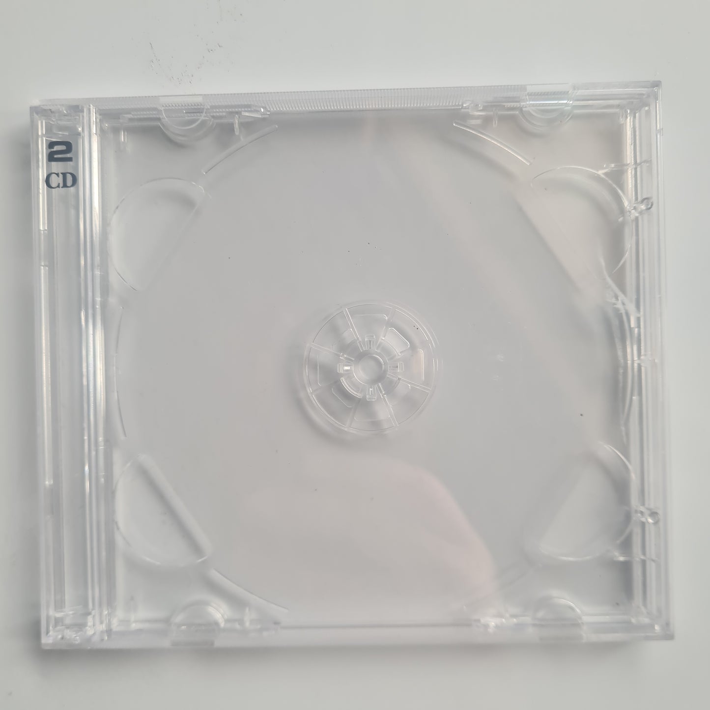 2CD Dual Jewel Cases – Clear Tray - Variant 1 (Pack of 10) – Free Postage