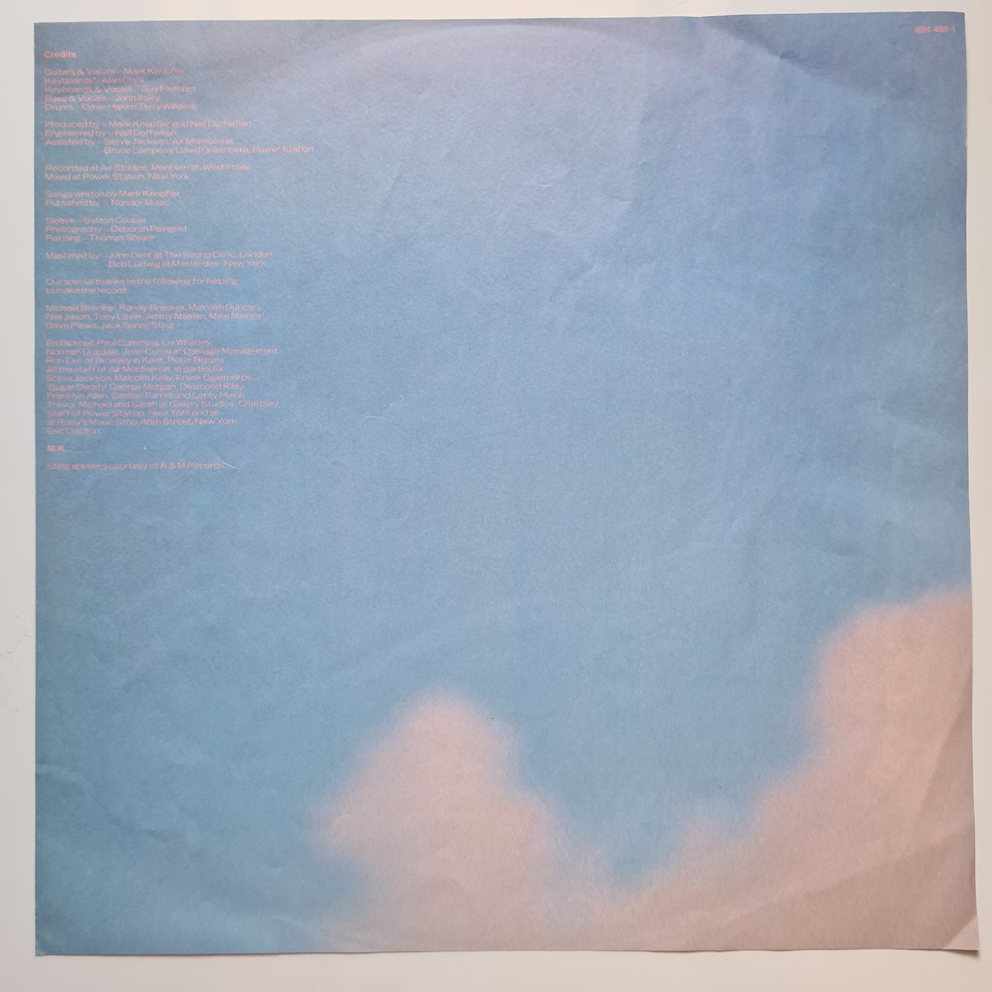 Dire Straits – Brothers In Arms - 1985 - Vinyl Record LP