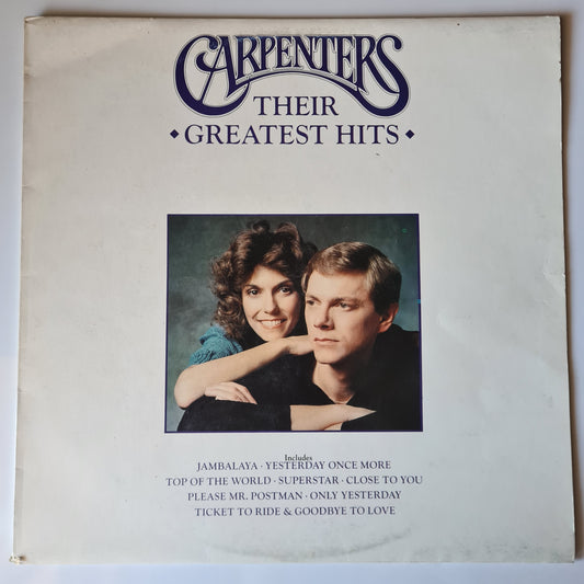 The Carpenters – Their Greatest Hits - 1990 - Vinyl Record LP (near mint)