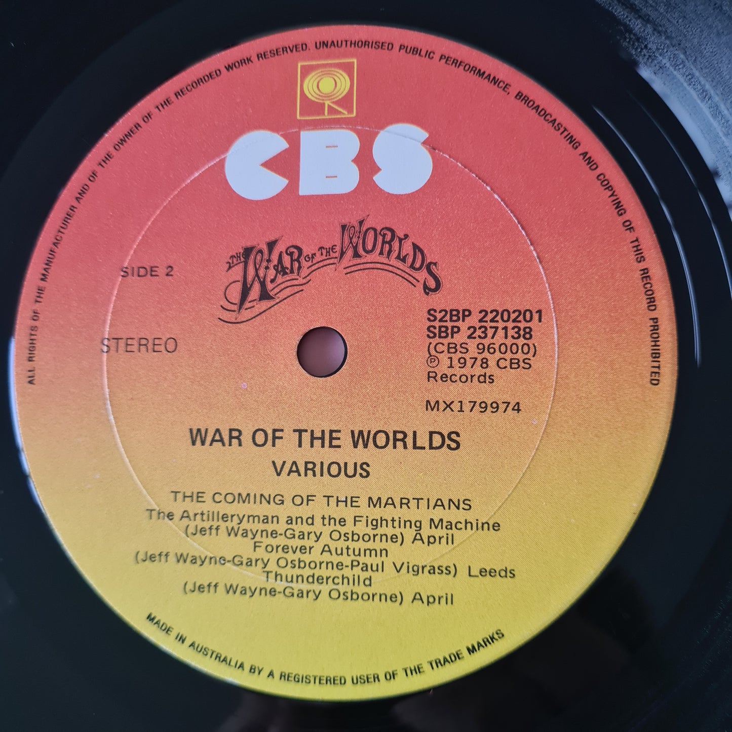 Jeff Wayne – Jeff Wayne's Musical Version Of The War Of The Worlds - 1978 (Gatefold) - Vinyl Record 2LP with booklet