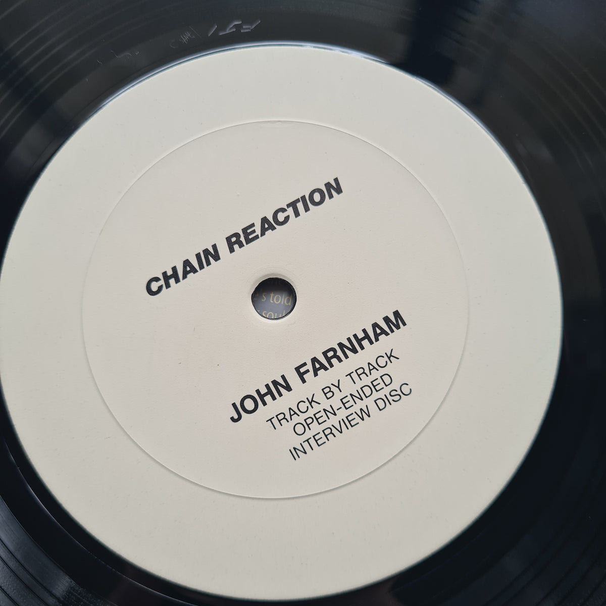 John Farnham – Track By Track Interview Disc Chain Reaction - 1990 (Rare Promo Pressing) - Vinyl Record LP