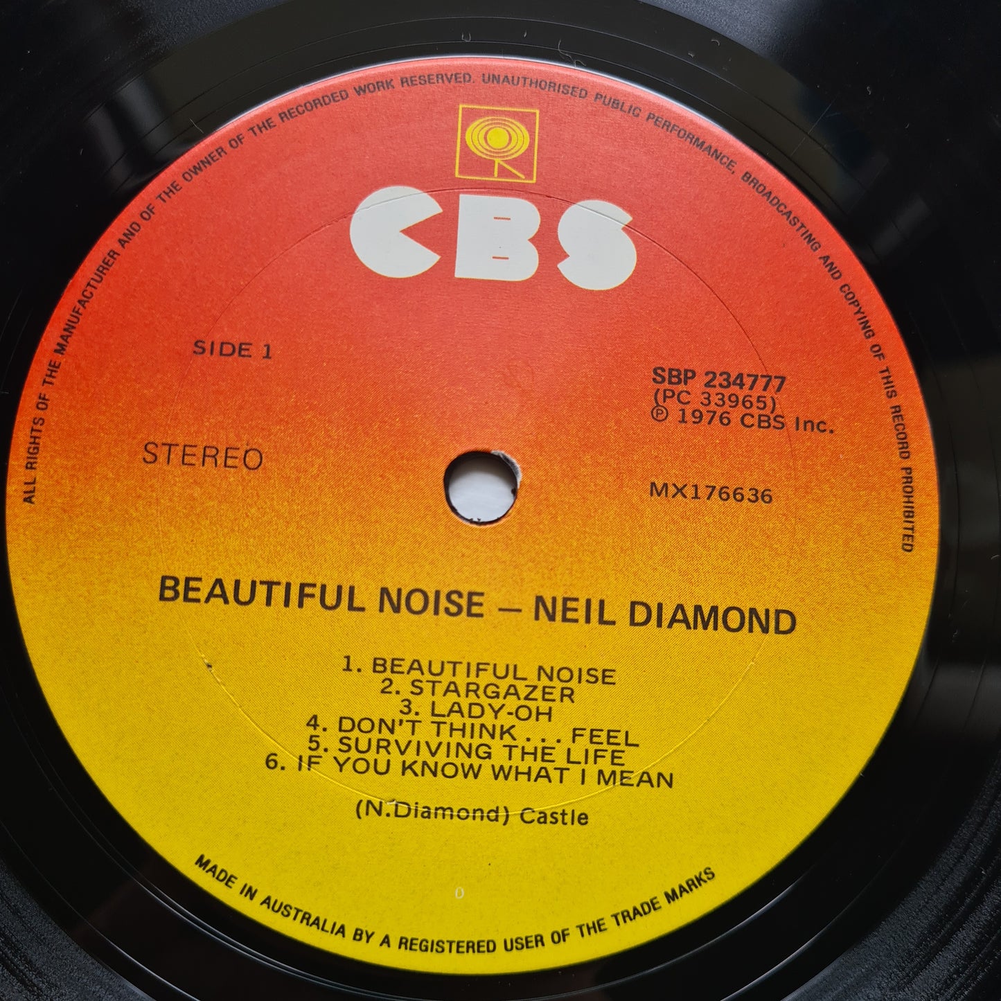 Neil Diamond - Beautiful Noise - 1976 - Vinyl Record LP