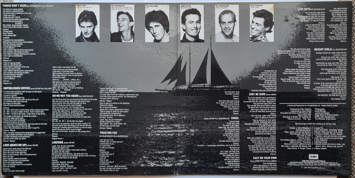 Australian Crawl – Sirocco - 1981 - Vinyl Record LP
