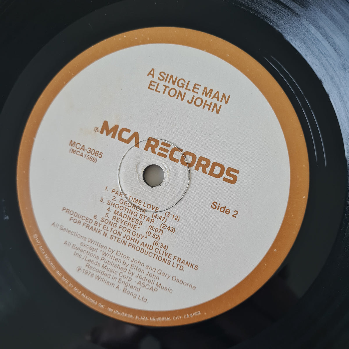 Elton John – A Single Man - 1978 - Vinyl Record LP