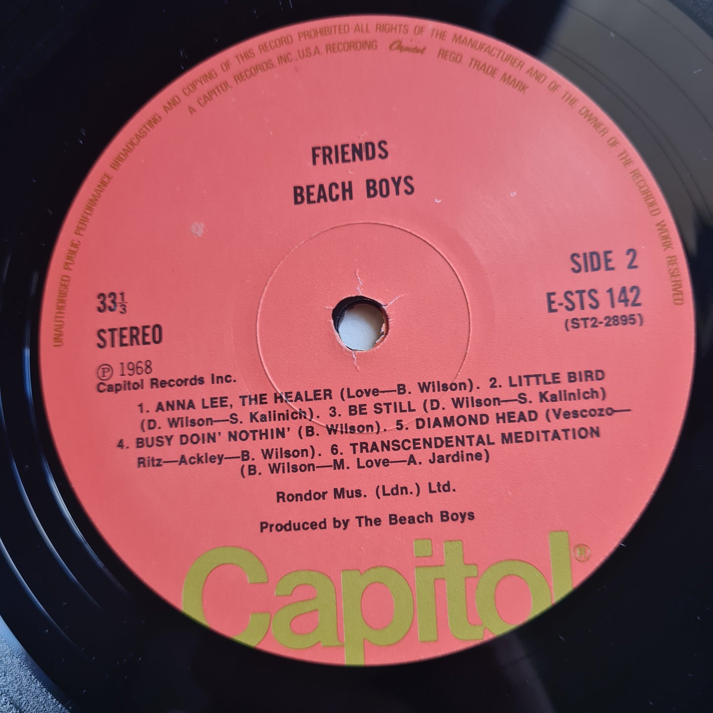 The Beach Boys – Wild Honey / Friends - 1975 (UK Gatefold Pressing) - 2LP Vinyl Record