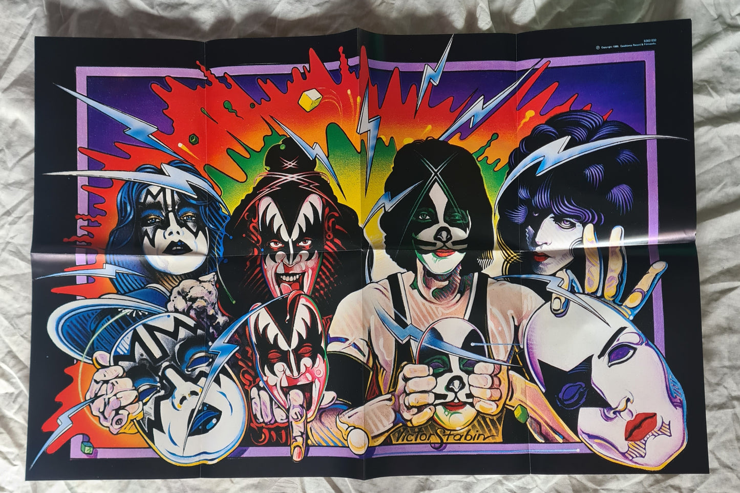 KISS - Unmasked - 1980 (Australian Pressing with Poster & KISS Army Form) - *RARE* Vinyl Record LP