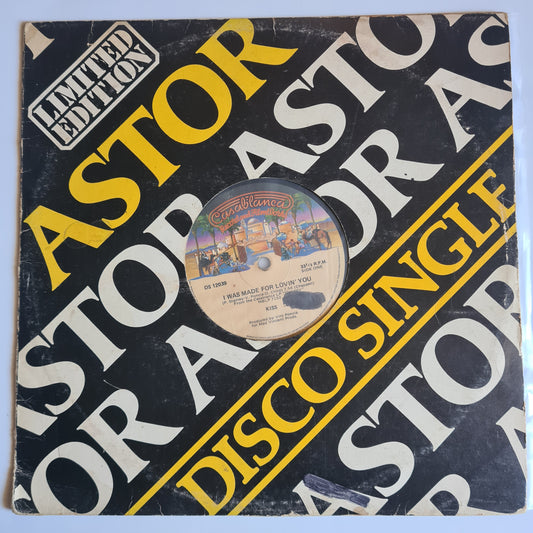 KISS –  I Was Made For Lovin' You (Disco Mix) - 1979 (Limited Edition 12" Single) Vinyl Record Maxi Single *SEE DESCRIPTION*