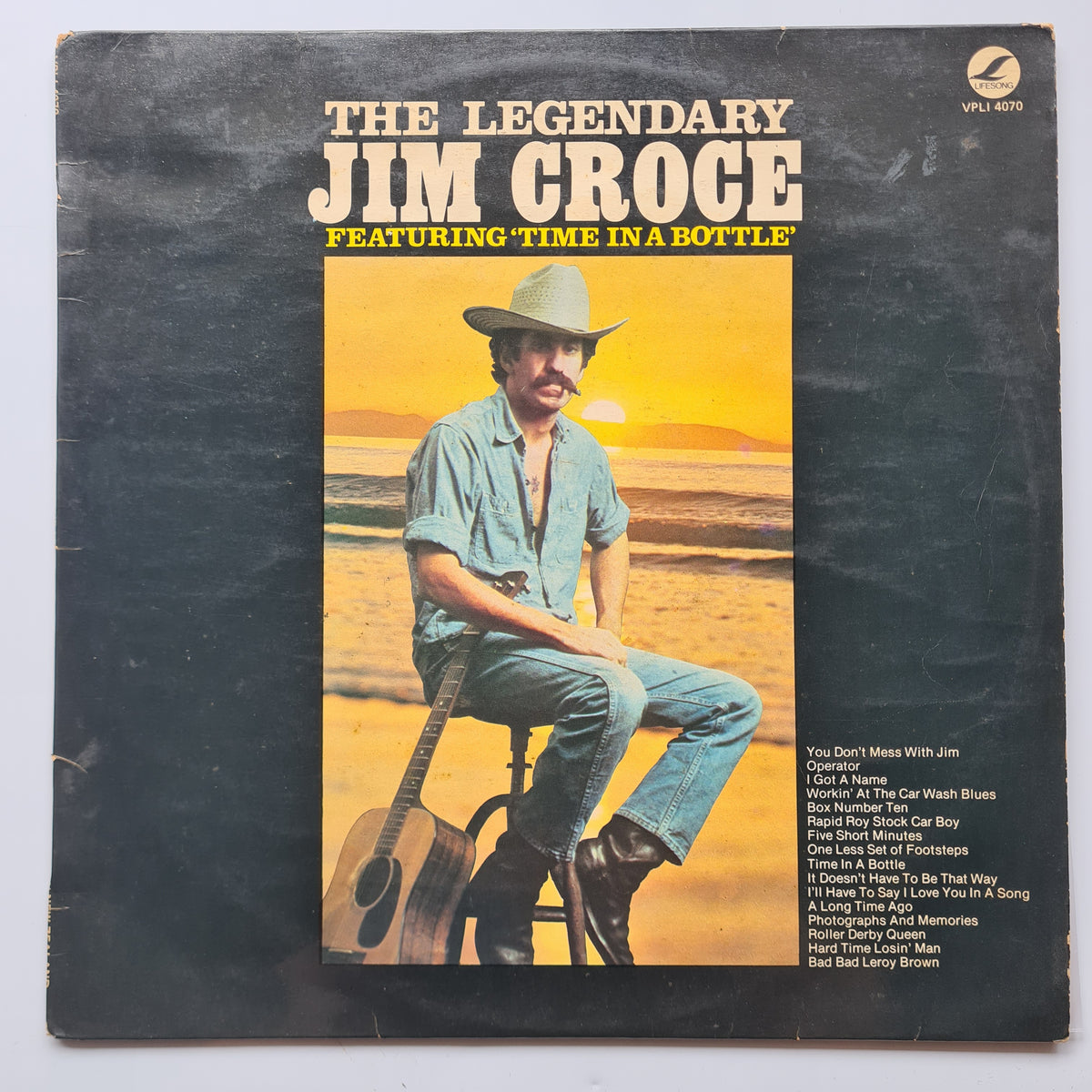 Jim Croce – The Legendary Jim Croce - 1978 - Vinyl Record LP